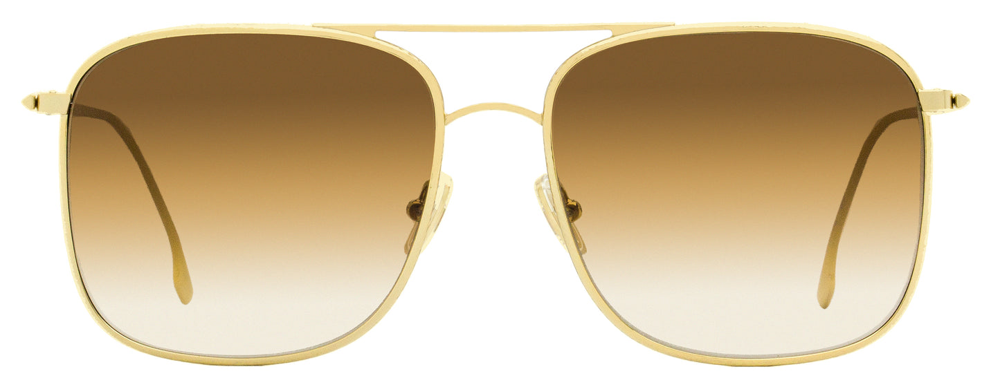 Victoria Beckham Square Sunglasses VB202S 733 Gold 59mm