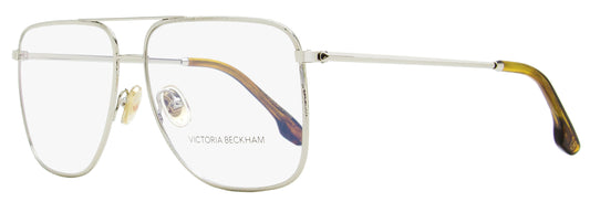 Victoria Beckham Navigator Eyeglasses VB2112 040 Silver/Brown 58mm 2112