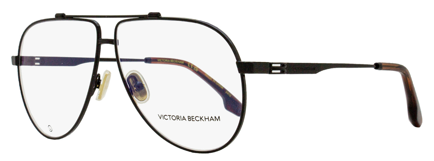 Victoria Beckham Pilot Eyeglasses VB2137 001 Black 59mm