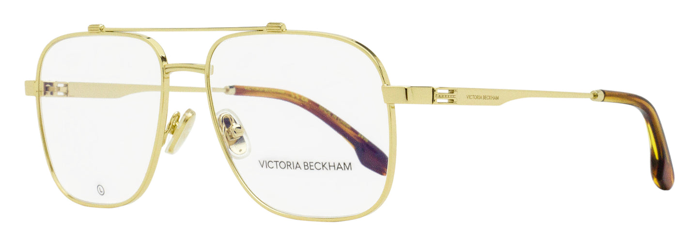 Victoria Beckham Navigator Eyeglasses VB2138 714 Gold 56mm