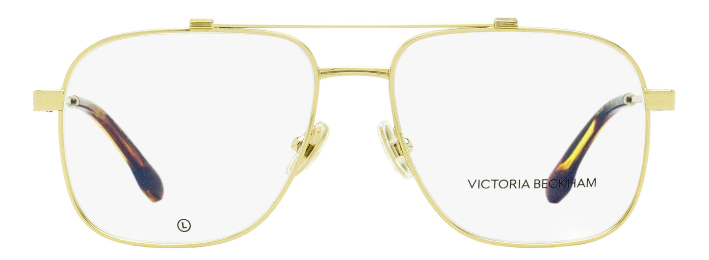 Victoria Beckham Navigator Eyeglasses VB2138 714 Gold 56mm