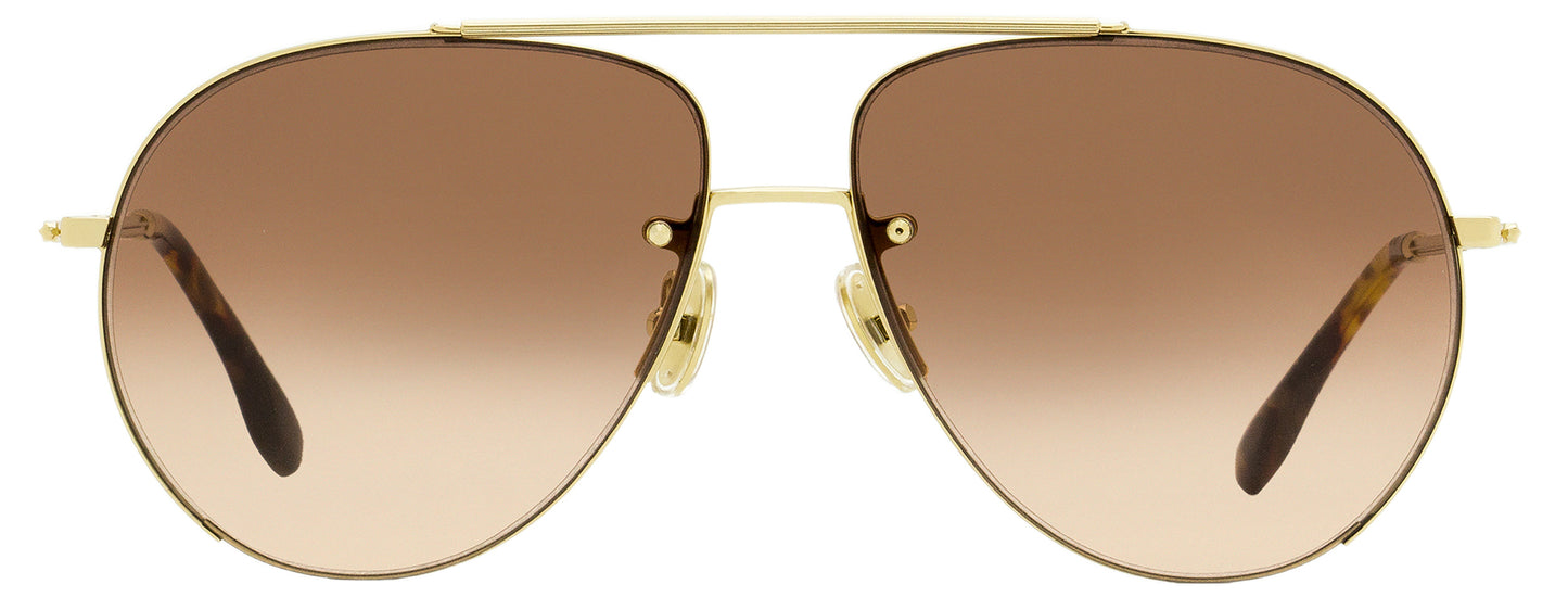 Victoria Beckham Pilot Sunglasses VB213S 725 Gold/Havana 61mm 213