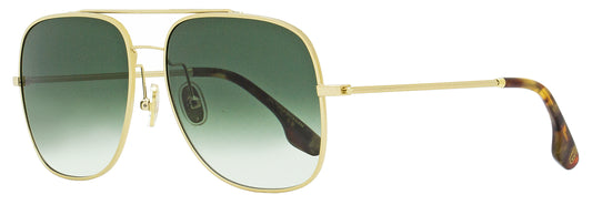 Victoria Beckham Navigator Sunglasses VB215S 700 Gold/Havana 59mm