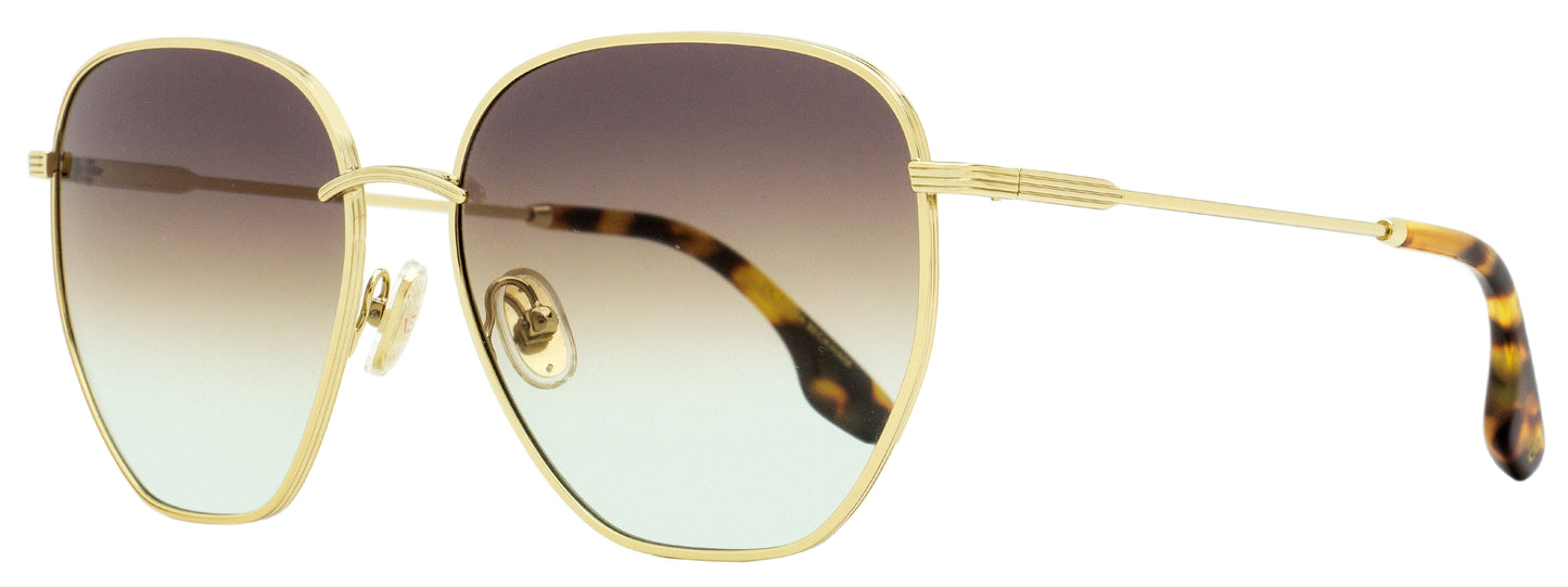 Victoria Beckham VB219S Tea Cup Sunglasses 730 Gold/Tortoise 60mm