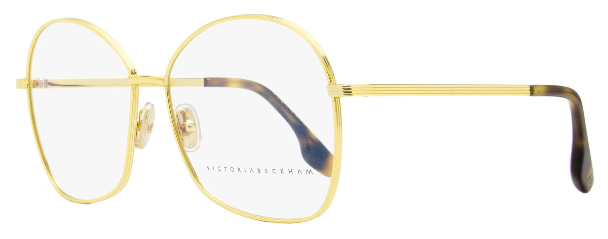 Victoria Beckham Angular Eyeglasses VB220 714 Gold 58mm 220  display picture 2