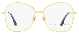 Victoria Beckham Angular Eyeglasses VB220 714 Gold 58mm 220