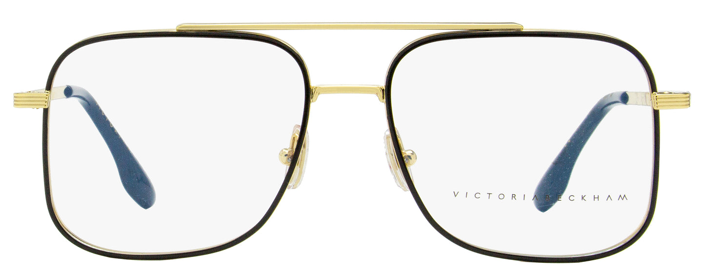 Victoria Beckham Navigator Eyeglasses VB221 011 Gold/Black 55mm 221