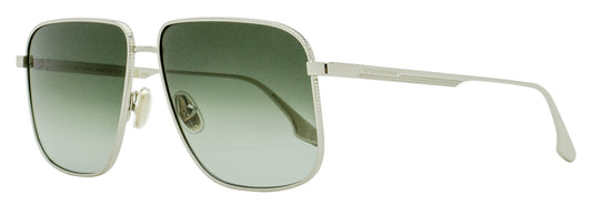 Victoria Beckham Coin-Edge Navigator Sunglasses VB243S 044 Silver 57mm