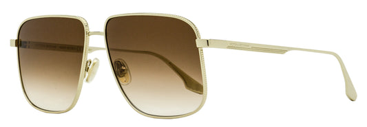 Victoria Beckham Coin-Edge Navigator Sunglasses VB243S 702 Gold 57mm