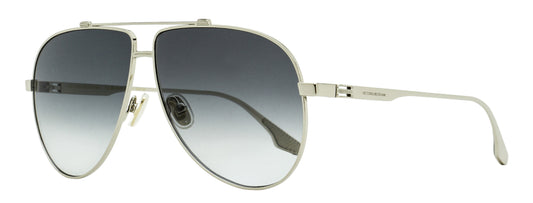 Victoria Beckham B-Monogram Pilot Sunglasses VB248S 040 Silver 63mm