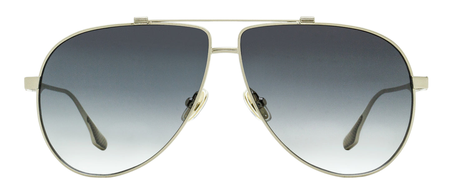 Victoria Beckham B-Monogram Pilot Sunglasses VB248S 040 Silver 63mm