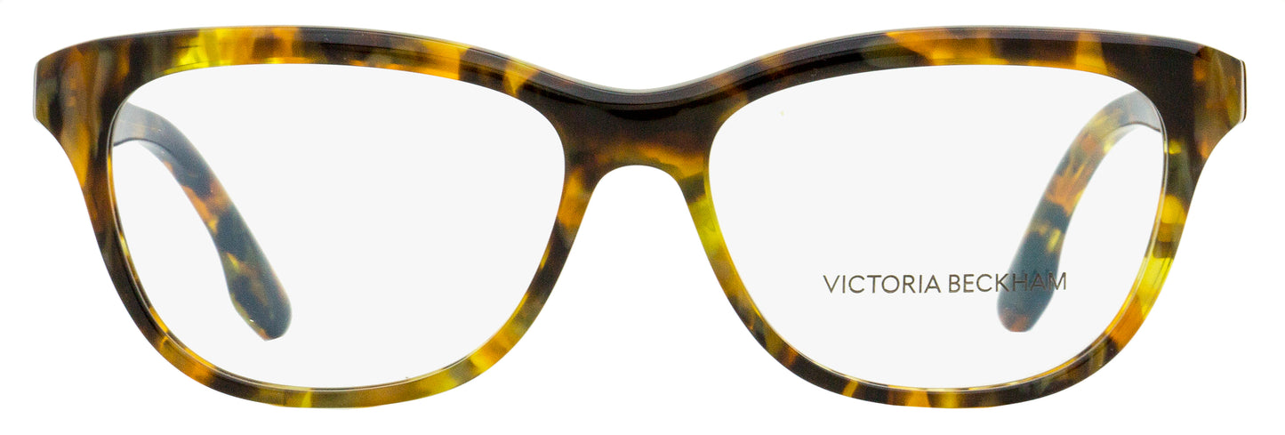 Victoria Beckham Rectangular Eyeglasses VB2607 213 Gold/Havana 55mm