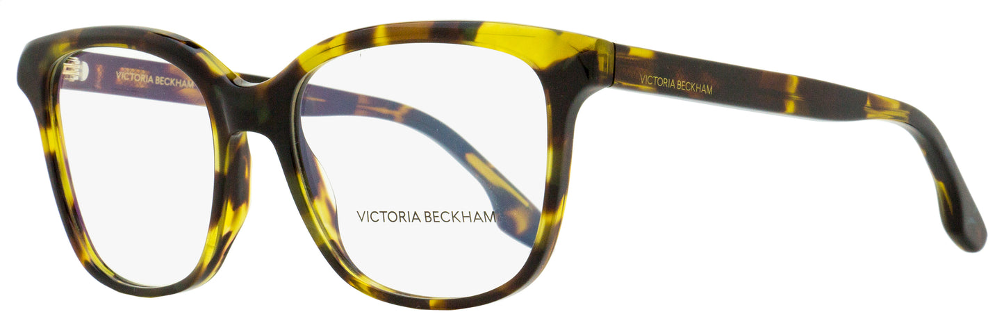 Victoria Beckham Square Eyeglasses VB2608 341 Green Tortoise 54mm