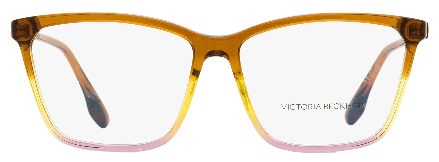 Victoria Beckham Rectangular Eyeglasses VB2614 241 Caramel/Pink 57mm