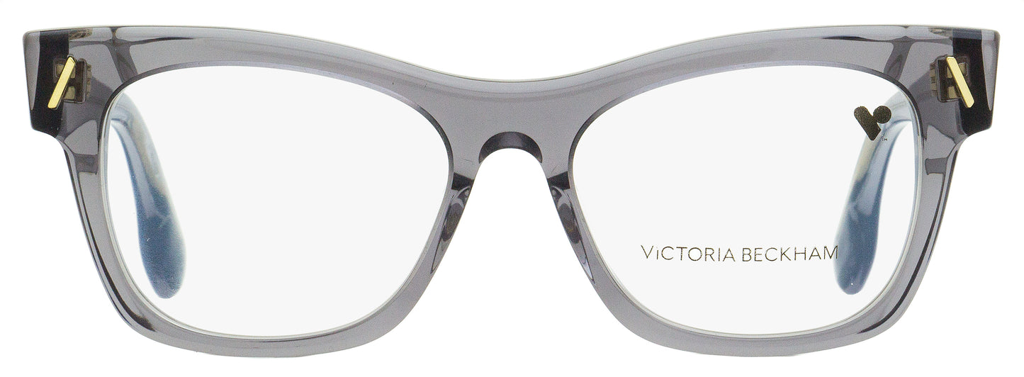 Victoria Beckham Rectangular Eyeglasses VB2634 037 Transparent Gray 51mm