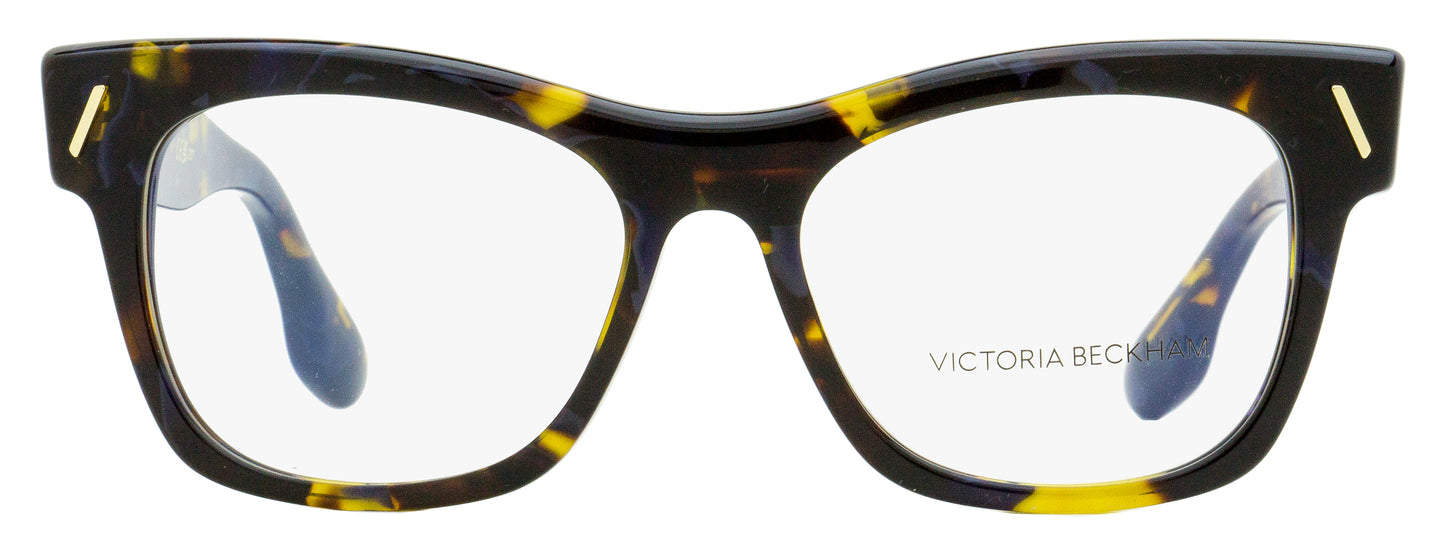 Victoria Beckham Rectangular Eyeglasses VB2634 418 Havana Blue 51mm