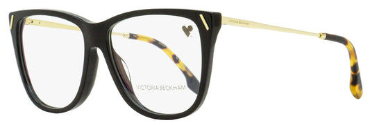 Victoria Beckham Square Eyeglasses VB2636 001 Black/Gold 56mm