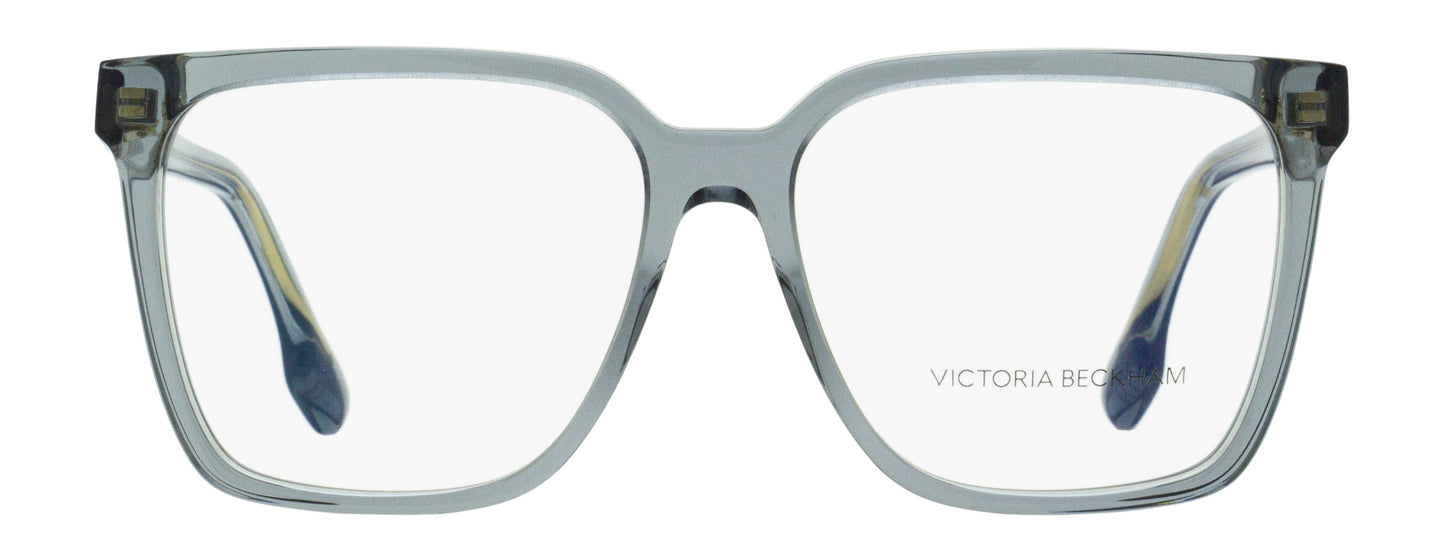 Victoria Beckham Large Square Eyeglasses VB2669 037 Transparent Gray 55mm