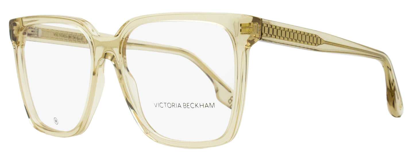 Victoria Beckham Large Square Eyeglasses VB2669 250 Transparent Beige 55mm