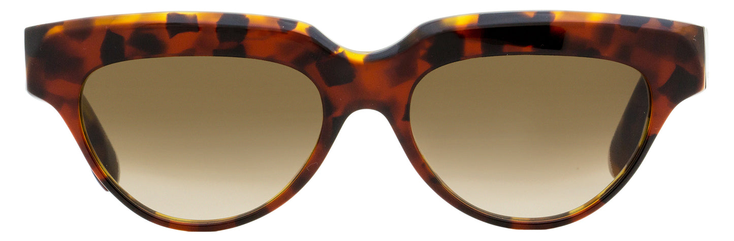 Victoria Beckham Cateye Sunglasses VB602S 616 Red Amber Tortoise 53mm 602