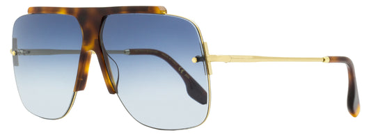 Victoria Beckham VB627S Navigator Sunglasses 215 Tortoise/Gold 64mm