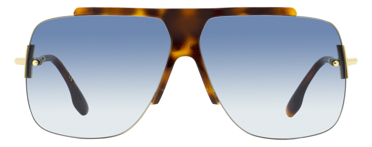 Victoria Beckham VB627S Navigator Sunglasses 215 Tortoise/Gold 64mm