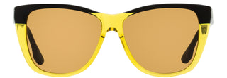 Victoria Beckham VB639S Rectangular Sunglasses 006 Black-Champagne 57mm