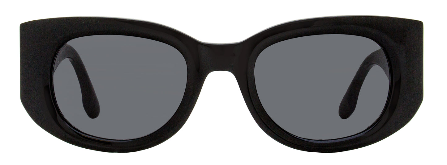 Victoria Beckham Oval Sunglasses VB654S 001 Black 50mm