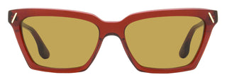 Victoria Beckham Modified Rectangle Sunglasses VB661S 610 Maroon 57mm