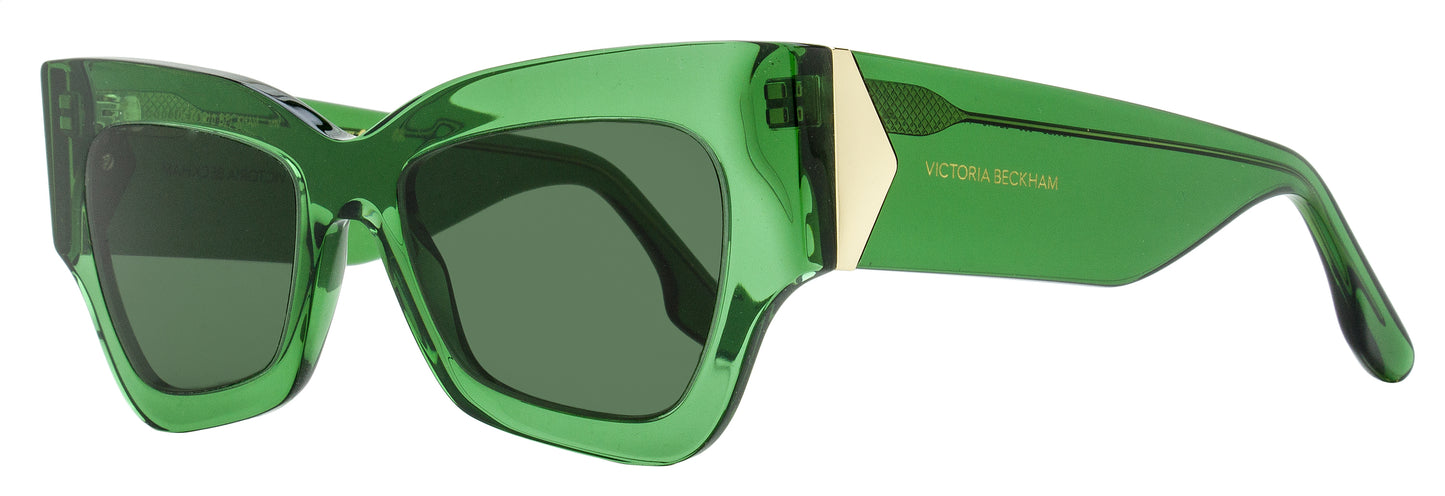 Victoria Beckham Butterfly Sunglasses VB662S 300 Transparent Green 52mm