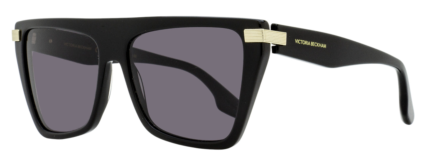 Victoria Beckham Tapered Rectangle Sunglasses VB684S 001 Black 57mm