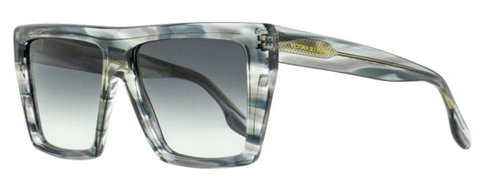 Victoria Beckham Oversized Square Sunglasses VB686S 035 Grey Horn 56mm