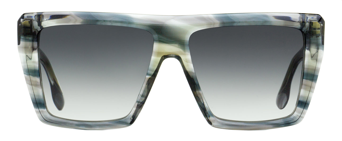 Victoria Beckham Oversized Square Sunglasses VB686S 035 Grey Horn 56mm