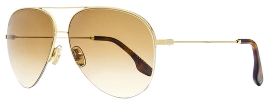 Victoria Beckham Pilot Sunglasses VB90S 702 Gold/Havana 62mm 90