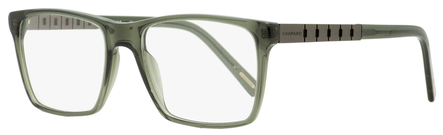 Chopard Grand Prix Eyeglasses VCH161 06S8 Clear Gray-Green/Gunmetal 54mm 161