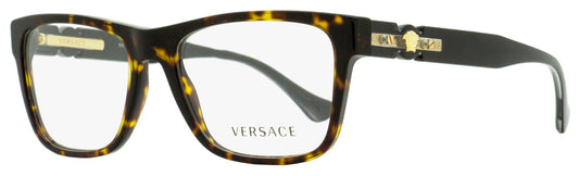 Versace Rectangular Eyeglasses VE3303 108 Havana/Black 55mm