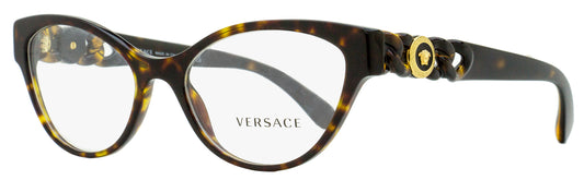 Versace Cat Eye Eyeglasses VE3305 108 Havana 55mm