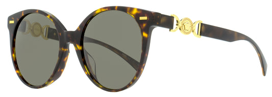 Versace Oval Sunglasses VE4442F 108/3 Havana 55mm