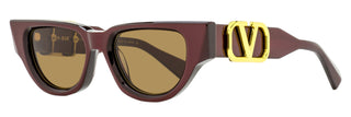 Valentino V-Due Sunglasses VLS-103 B Bordeaux 50mm