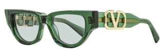 Valentino V-Due Sunglasses VLS-103 E Transparent Green 50mm