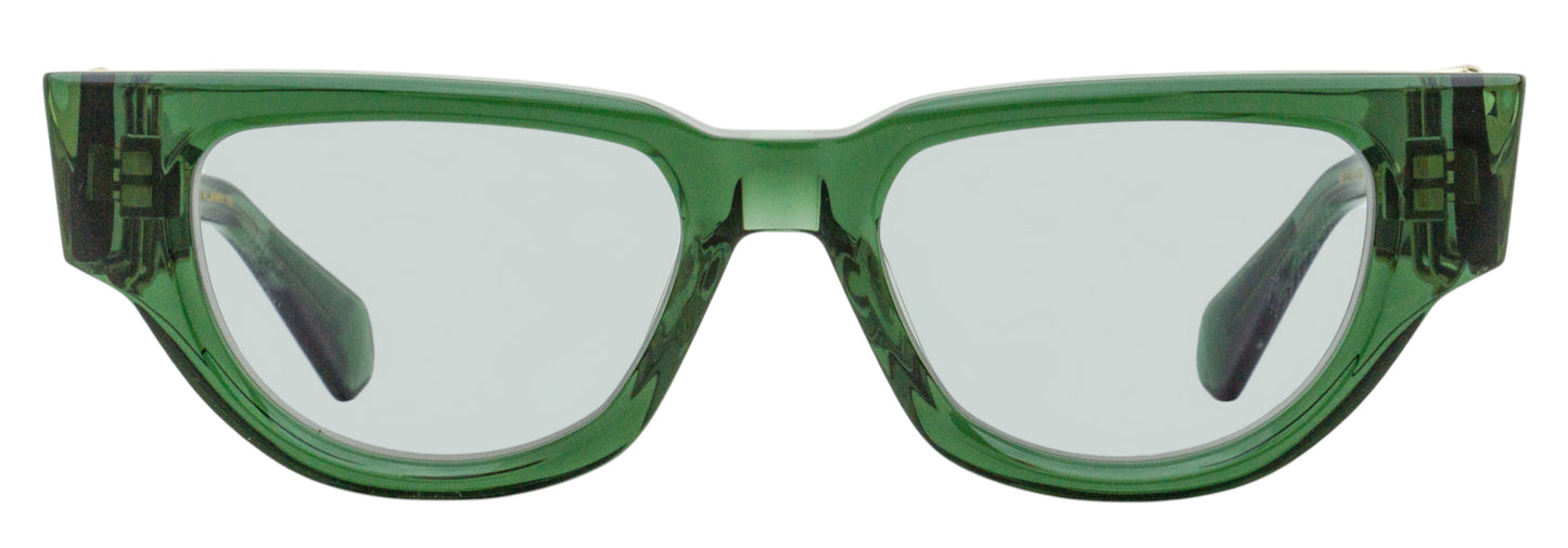 Valentino V-Due Sunglasses VLS-103 E Transparent Green 50mm