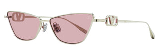 Valentino V-Logo Sign Sunglasses VLS-135 C Silver 61mm