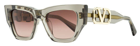 Valentino V-Sette Sunglasses VLS-166 C Transparent Gray 52mm