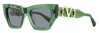 Valentino V-Sette Sunglasses VLS-166 D Transparent Green 52mm