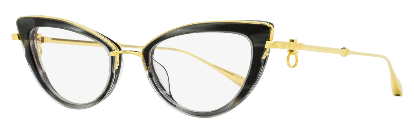 Valentino Titanium Chain Eyeglasses VLX-123-CH A Gold/Gray 51mm