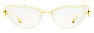 Valentino Titanium Chain Eyeglasses VLX-123-CH C Gold/Crystal 51mm