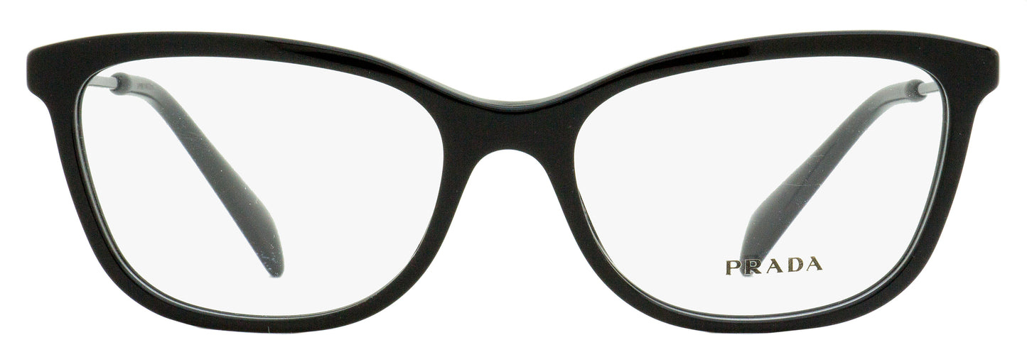 Prada Rectangular Eyeglasses VPR 02Y 07E-1O1 Black 54mm