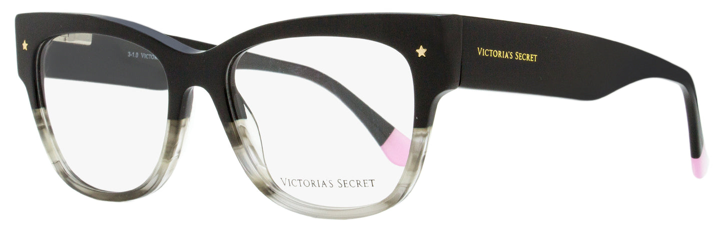 Victoria's Secret Rectangular Eyeglasses VS5015 005 Black/Gray 53mm 5015