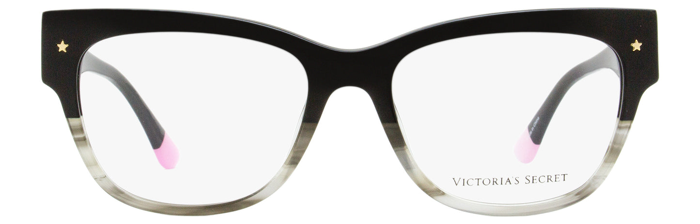 Victoria's Secret Rectangular Eyeglasses VS5015 005 Black/Gray 53mm 5015