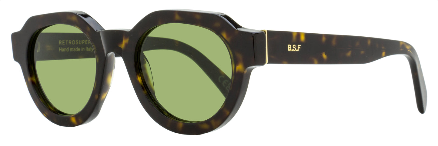 Retrosuperfuture Rounded Geometric Sunglasses Vostro 2X1 Havana 3627 51mm